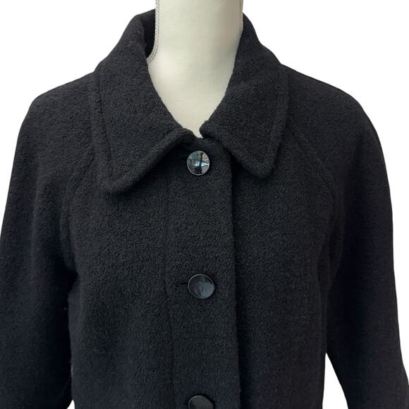 SPENCE Blazer Jacket Womens Small Black Retro Style Lady Coat Career Preppy - Picture 7 of 10